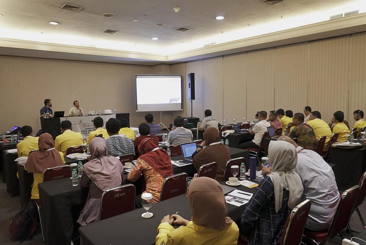NZMATES workshop sharing lessons learned from Maluku, held at IndoEBTKE ConEx in Jakarta in November 2019.