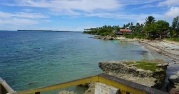 Bagian belakang pulau Kolaha 