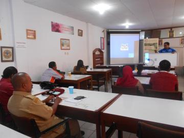 Sesi pelatihan di dalam kelas 